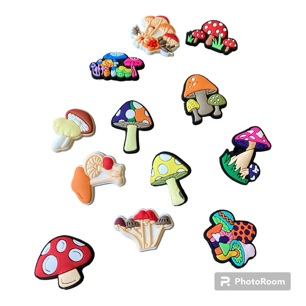 New mushroom shoe charms